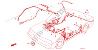 KABELBAUM(3) für Honda ACCORD STD 4 Türen 5 gang-Schaltgetriebe 1982