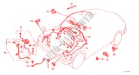 KABELBAUM(3D,4D,5D) für Honda CIVIC STD 3 Türen 4 gang-Schaltgetriebe 1982