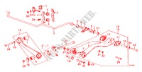 UNTERER ARM, HINTEN/FUEHRUNGSARM(3D,4D,5D) für Honda CIVIC DX 3 Türen 4 gang-Schaltgetriebe 1982